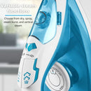 Swan SI16410N 2-in-1 Cord or Cordless Steam Press Iron, Non-Stick Ceramic Soleplate, 2800W, Blue