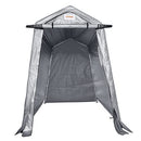 VEVOR Portable Shed Outdoor Storage Shelter, 6x8x7 ft Heavy Duty Instant Waterproof Storage Tent Sheds with Roll-up Zipper Door and Ventilated Windows for Motorcycle, Bike, Garden Tools