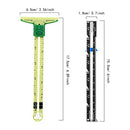 2 Pieces Sewing Gauge Sewing Measuring Tool, 5-in-1 Sliding Gauge Measuring Sewing Ruler Tool Fabric Quilting Ruler for Knitting Crafting Sewing Beginner Supplies