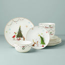 LENOX Merry Grinchmas 12-Piece Dinnerware Set, 14.33, Green