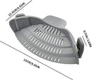 Clip On Strainer Silicone,1Pc Silicone Clip-on Stew-Pan Strainer,Snap Strainer Clip on Strainer,Food Strainer Snap Strainer Clip On Silicone Colander MeshStrain Drainer,Pot Strainer and Pasta Strainer