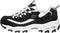 Skechers Sport Women's D'Lites Biggest Fan Fashion Sneaker, Biggest Fan Black/White, 10 M US