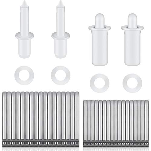 Jetec 85 Pieces Repair Plantation Shutters Tool Set Plantation Shutter Louvers Staples Shutter Replacement Repair Pins for Windows Tools Supplies