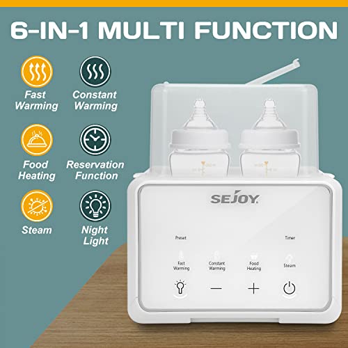 Bottle Warmer for Baby,6 in 1,breastmilk,Formula Milk Warmer,Baby Food Heating,Baby Water Warmer (AU Version)