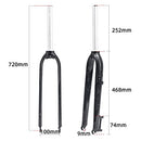 BUCKLOS 26/27.5/29” Mountain Bike Rigid Forks, 1-1/8” Straight MTB Rigid Fork Disc Brake, Superlight Aluminum Alloy Bicycle Rigid Fork fit BMX MTB Road Bike