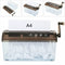 Nisorpa Mini Hand Paper Shredder A4 Portable Manual Paper Shredders Documents Paper Cutting Tool Home Office Desktop Stationery