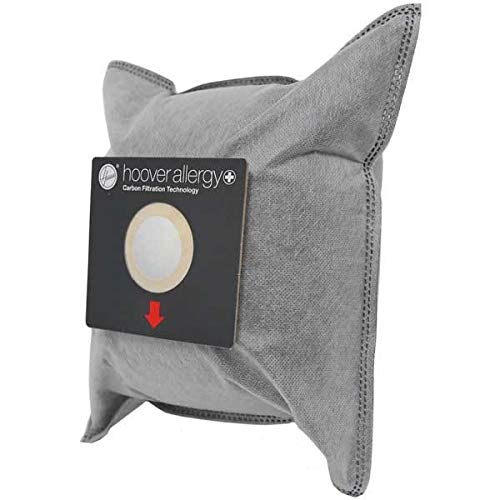 Hoover Allergy Vacuum Bags 5Pk Carbon Filtration Technology Double Wall - Vacuum Cleaner Bags