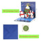 3D Christmas Cards, 6PCS Pop Up Christmas Cards with Envelopes Merry Xmas Season Greetings Cards Merry Christmas Card for Holiday Postcards Christmas Day Gifts