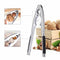 Nut Cracker Tool, Metal Nutcracker with 3 Clip Sizes Non-Slip Handle, Heavy Duty Metal Hazelnut Cracker for All Types of Nuts, Pecans, Lobster, Almonds, Kitchen Tool Accessory