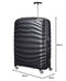 Samsonite Lite-Shock Hand Luggage, Black, XL (81 cm-124 L), Suitcase