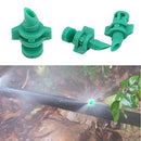 50PC 180 degree greeen Micro Spray Jets Watering Spray Misting Nozzle Sprinkler Irrigation