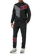Lacoste mens Taffeta Tennis Zip UptracksuitCasual Pants, Noir/Sunrise-zin-blanc, X-Large
