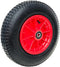 16" 4.8/4.00-8 19MM bore Size Plastic Rim,Waterproof,Wheelbarrow Cart Trolley Barrow Tyres, Wear-Resistant and Anti-Slip, for Hand Trolleys/Small Carts