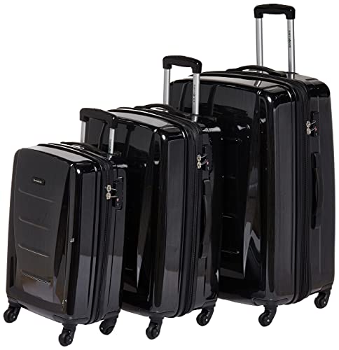 Samsonite Winfield 2 Hardside Luggage with Spinner Wheels, Brushed Anthracite, 3-Piece Set (20/24/28)