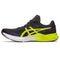 ASICS Kid's Contend 6 Grade School Running Shoes, Black/Lime Zest, 13 US