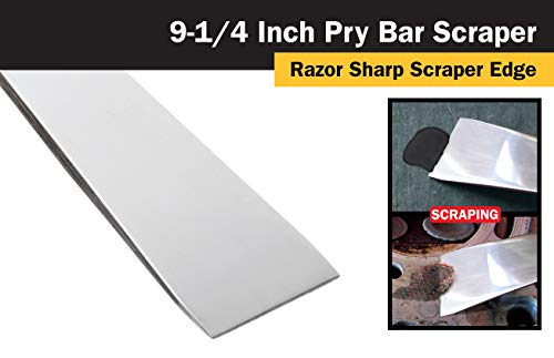 Titan Tools 11509 9-1/4-Inch Stainless Steel Pry Bar Scraper