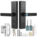 Fingerprint Smart Lock, WiFi Electronic Door Lock, Touchscreen Smart Door Lock with Password | IC Card | Tuya Smart Door Lock with Mechanical Key