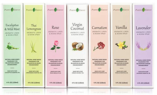 Vanilla Linen and Room Spray, Natural Home Fragrance Made with Pure Vanilla Essential Oil, Perfect Bathroom Air Freshener or Linen Spray