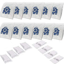 12X Vacuum Cleaner Bag Compatible with Miele 9922750 9917730 10408410 10455000 10123210 S2 S5 S8 S5210 S5211 S8310 Classic C1 Complete C2 Complete C3 HyClean 3D GN Efficiency Dustbags