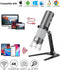 Jiusion 4K WiFi USB Digital Handheld Microscope, 50 to 1000x Wireless Magnification Endoscope 4K 3840x2160P Camera 8 LEDs with Metal Stand for iPhone/iPad Android Mac Windows Linux Chrome