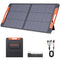 ZOUPW 100 Watt Portable Solar Panel for Power Station,100W Foldable Solar Charger with MC-4 Cable USB Output, 23.5% High Efficiency IP67 Waterproof Adjustable Kickstands for Camping Van RV Blackout