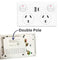 Double Pole, Double Power Point GPO Wall Outlet 10A with USB A & C Type Charging Power Point for Mobile Smarthphone, iPad Charge USB Ports 5V 3.6Amp