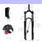 ZTZ Mountain Bike Fork,26 27.5 29 inch MTB Suspension Air Fork ，Rebound Adjust，Travel 120mm,QR 9mm，1-1/8 Straight Tube, Ultralight Mountain Bike Front Fork for XC/AM Bike(Remote Lockout)