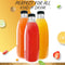 Packware Round Plastic Juice Bottles - Clear Drinking Containers with Tamper Evident Lids - Reusable & Leak-Proof - Great for Storing Homemade Juices Water Smoothies & Much More - 20 Pack (1000 ml)