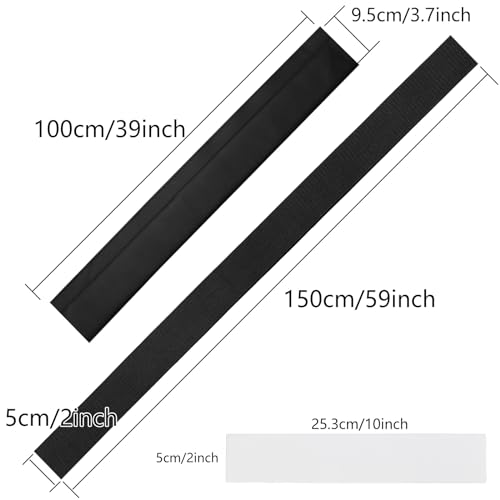 BKSAI Under Door Draft Stopper Window Excluder Seal Insulation for 2" Bottom of Door Sliding Glass Front Door Patio Draft Blocker