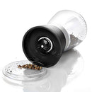 (Black) - BlueSnail Manual Grips Glass Salt Pepper Grinder Seasoning Bottle (Black)