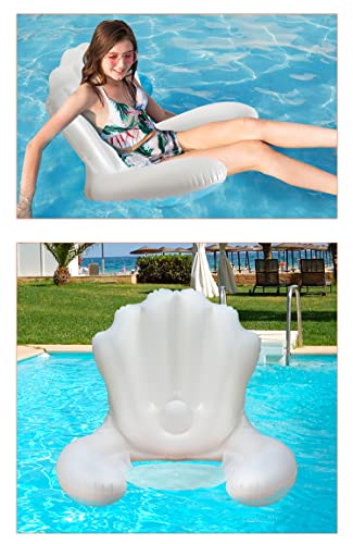 ZOYEPIN Shell Pool Float,Floats for Recreational Use,Pool Chair Float for Adults,Pool Rafts