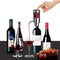 NutriChef Wine Dispenser, Automatic Electric Wine Aerator Pourer w/Metal Decanter Spout for Red and White Wine Small