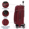 Travelpro Platinum Elite Softside Expandable Luggage, 8 Wheel Spinner Suitcase, USB Port, Fits up to 15" Laptop, Men and Women, Business Plus, Bordeaux Red, Carry-On 21-Inch, Platinum Elite Softside