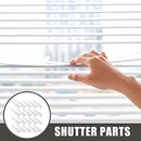 BESPORTBLE Plantation Shutter Replacement Shutter Replacement Shutter Latch Window Replacement Repair Latch Home Office Blind Loss Replacement Repair Accessories 60Pcs Plantation Shutter