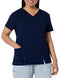 Dickies Xtreme Stretch Women Scrubs Top V-Neck 82851, D-Navy, 3X-Large Plus