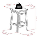 Winsome Carter Bar Stool, Walnut