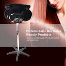 Salon Basin Hair Washing Sink Portable Mobile Hairdressing Drain Shampoo Bowl for Barbers Shop Hairdresser Black Adjustable 100-136cm