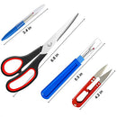 10 Pcs Sewing Seam Rippers, 4 Big and 4 Small Handy Stitch Ripper Sewing Tools with 2 Scissors for Sewing Crafting Thread Removin