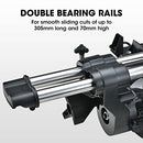 Baumr-AG Compound Mitre Saw Drop 210mm 8" Single Bevel Miter Sliding Slide with Laser Guide, SBR-210