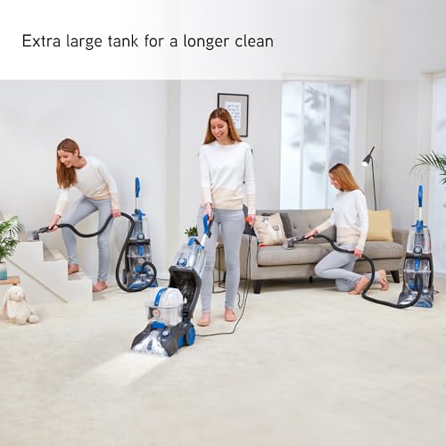 Vax Rapid Power Plus Carpet Cleaner |Includes Additional Tools | Deep Clean and Leaves Carpets Dry in Less Than 1hr | XL Tank Capacity - CWGRV021, 2.5 Litre, Graphite, 240W