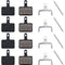 Zonon 4 Pairs Bike Brake Pads for TRP Tektro Shimano Deore Br-M575 M525 M515 T615 T675 M505 M495 M486 M485 M475 M465 M447 M446 M445 M416 M415 M395 M375 M315 M355 C601 C501s