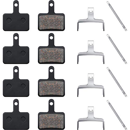 Zonon 4 Pairs Bike Brake Pads for TRP Tektro Shimano Deore Br-M575 M525 M515 T615 T675 M505 M495 M486 M485 M475 M465 M447 M446 M445 M416 M415 M395 M375 M315 M355 C601 C501s