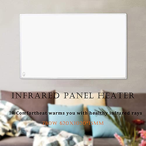 Far Infrared Heating Panel 450W 2 PACK Ultra Slim Heater Radiator Eco Wall Mount Electric Heater…
