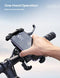 Bike Phone Holder Mount, Bicycle Mobile Holder - Lamicall Motorcycle Phone Holder Handlebar Clamp, Scooter Phone Mount for iPhone 15/14/ 13/12/ 11/ X Series, Galaxy S8 S9 S10, 4.7"- 6.8" Smartphones