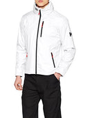 Helly-Hansen Men's Crew Hooded Midlayer Jacket, White, Large