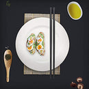 10 Pairs Fiberglass Chopsticks, Reusable Alloy Chop Sticks Non-slip Chopsticks, Dishwasher, 9 1/2 Inches