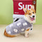 Zunea Flannel Dog Sweater Jumpers for Small Medium Dogs Pullover Corgi Winter Jacket Coats Fuzzy Fleece Puppy Clothes Cute Soft Warm Cold Weather Dachshund Vest Pet Apparel Gray XL