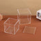 10 Pieces Clear Acrylic Boxes with Lid, 5.5x5.5x5.5cm Square Cube Acrylic Display Case Storage Boxes Organizer Containers for Candy Jewelry Collectibles