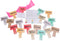 Toyland Pack of 6 Eco Friendly Reindeer Christmas Crackers - 100% Recyclable & Plastic Free