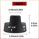 SUUJI PA010034 Top Burner Range Knob,Cooktop Burner Control Knob Replacement Part Compatible with Viking Gas Ranges VGIC305-4BSS VGIC485-6GSS Replaces for VKNPA010034 Black